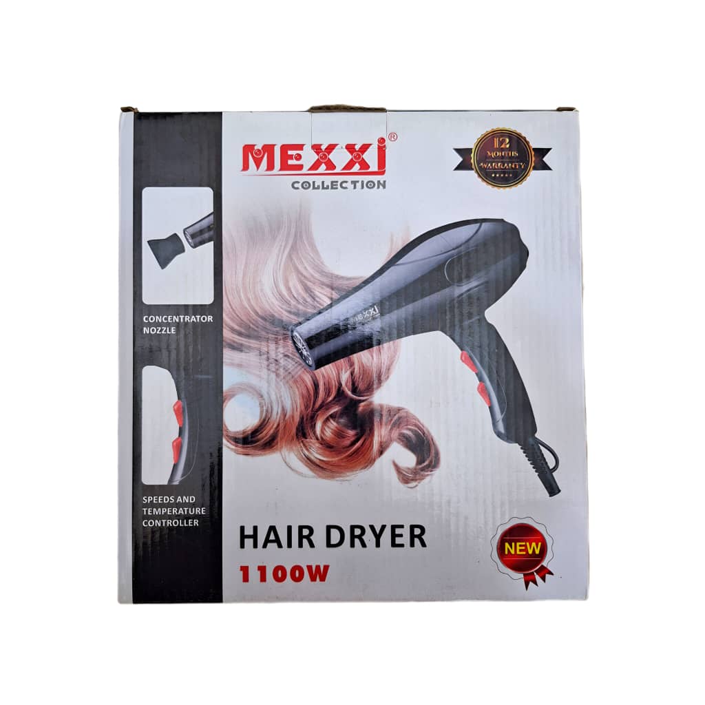 سشوار خانگی مکسی MEXXI توان 1100 وات